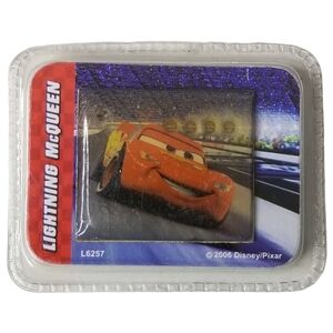 Disney Pixar 2006 Cars Lighting McQueen Light Up Pin Sealed NIP